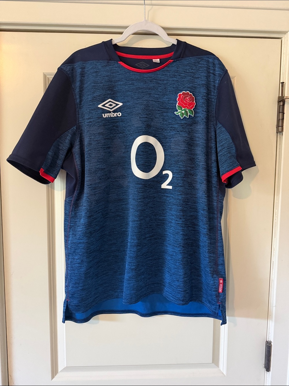 UMBRO RUGBY UNION ENGLAND 2020/2021 AWAY JERSEY SIZE XXL excellent condition